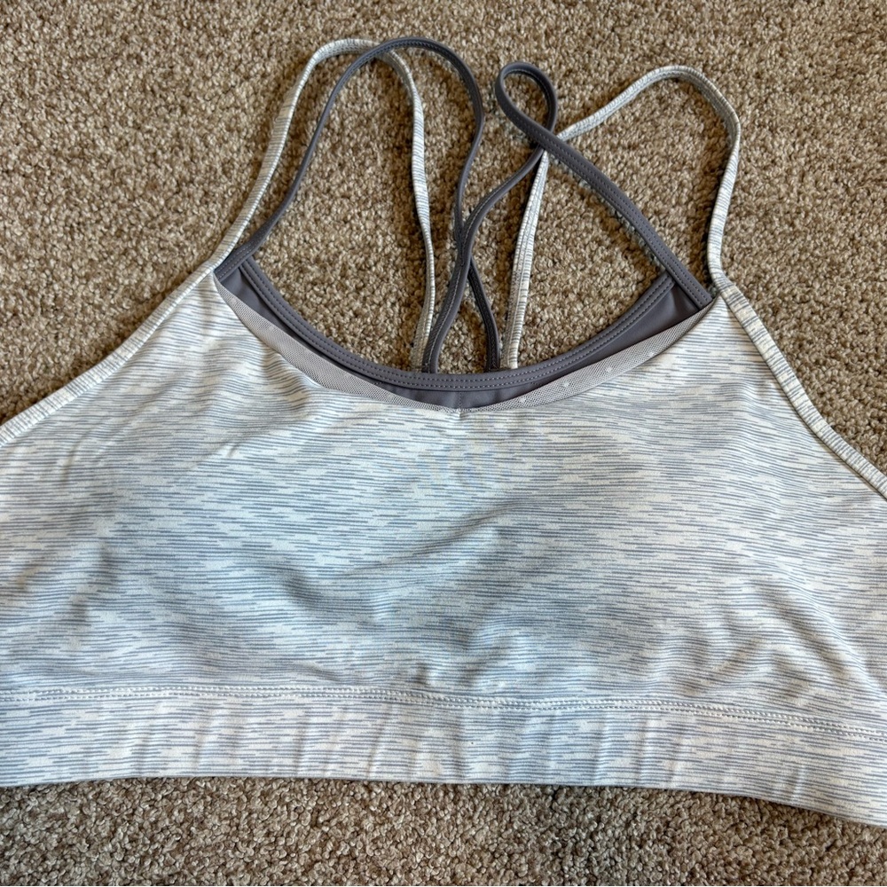 ZYIA Light Gray Sports Bra